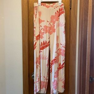 Roxy Wide Leg Linen Pants